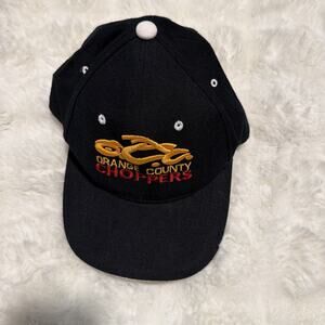 Orange County Choppers Hat Cap Baseball Black Size Adjustable Strap-back. AA600